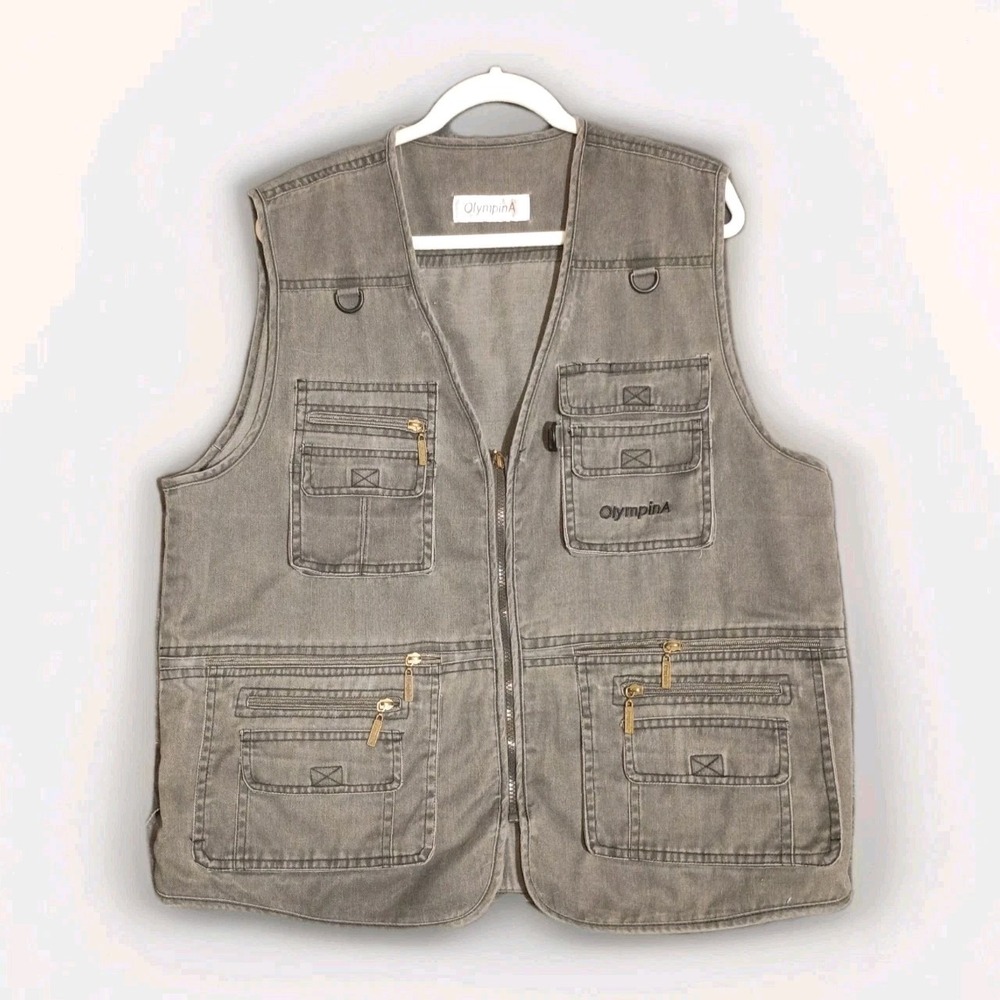 Olympina Fishing Hunting Tactical Utility‎ Vest Size XL